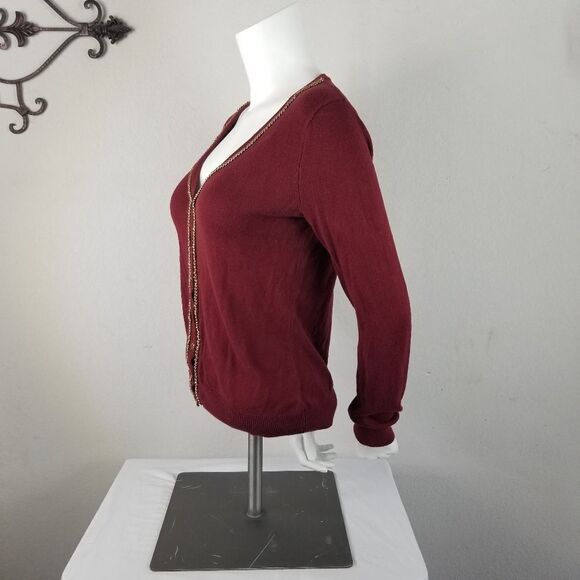 Merona Cotton Blend Button Front Sweater - Picture 4 of 8